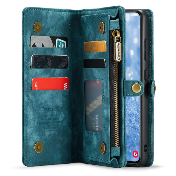 Caseme - Caseme Galaxy S23 Plånboksfodral Detachable - Blå