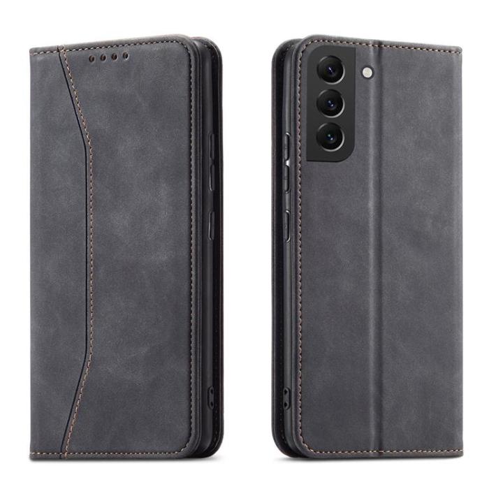 OEM - Galaxy S23 Ultra Plånboksfodral Magnet Fancy - Svart