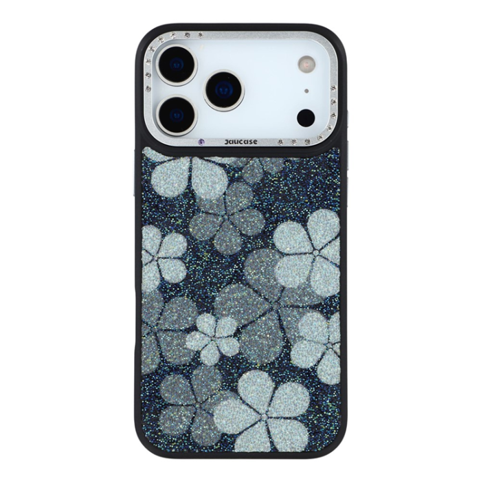 JAUCASE - JAUCASE iPhone 17 Pro MagSafe Mobilskal Flower - Svart