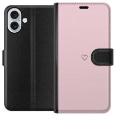 iSecrets - Pl&aring;nboksfodral till Apple iPhone 16 Plus med Litet Hj&auml;rta