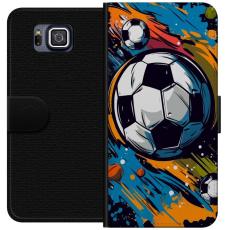 iSecrets - Pl&aring;nboksfodral till Samsung Galaxy Alpha med Fotbollar