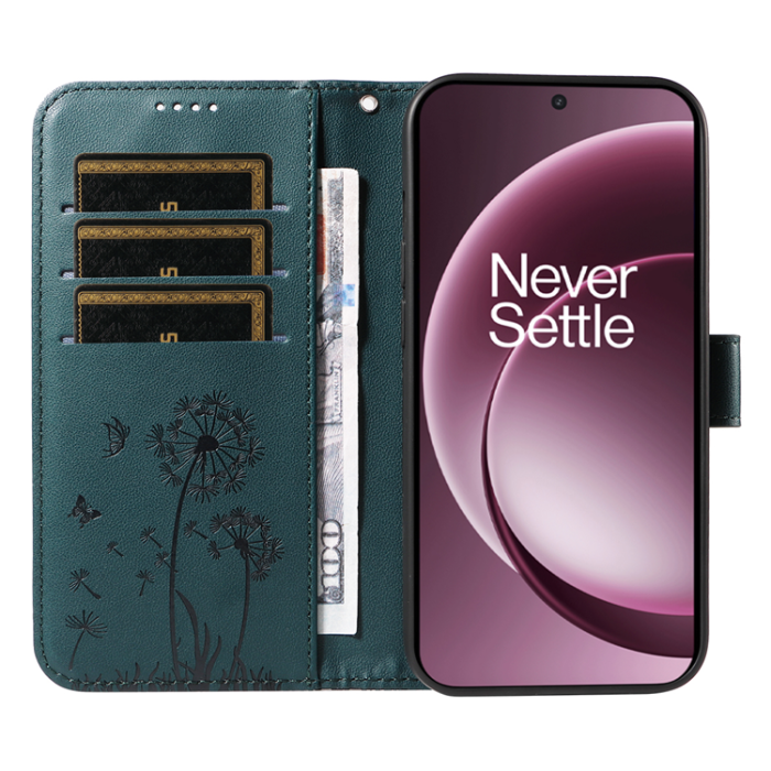 A-One Brand - OnePlus 15 Plånboksfodral Dandelion Imprint Konstläder