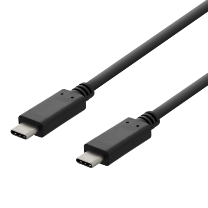 UTGATT1 - Deltaco USB-C till USB-C 3A Kabel 3m - Svart