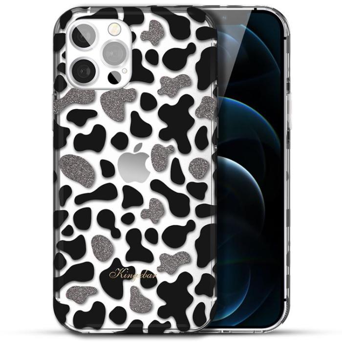 UTGATT5 - Kingxbar Wild Skal iPhone 12 / 12 Pro - Cow