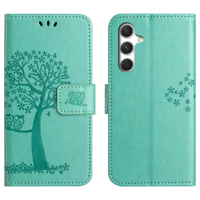 OEM - Plånboksfodral för Samsung Galaxy S26 Plus Konstläder med rem - Cyan