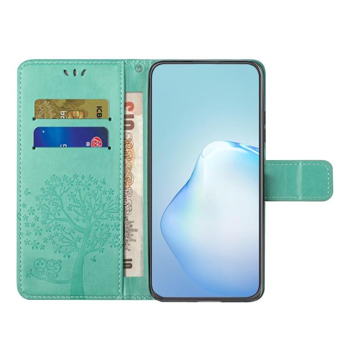 OEM - Plånboksfodral för Samsung Galaxy S26 Plus Konstläder med rem - Cyan