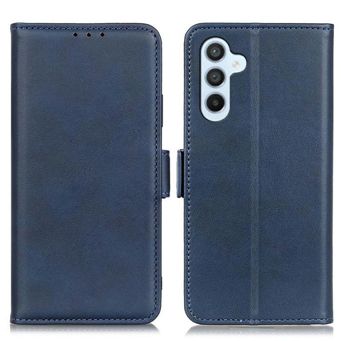 OEM - Mobilfodral för Samsung Galaxy S26 Plus Kickstand Konstläder - Blå