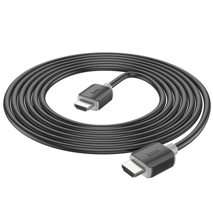 Hoco - HOCO HDMI till HDMI Kabel 2.0 4K/60Hz 1m US08 - Svart