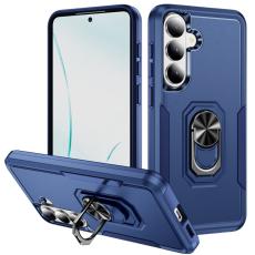 OEM - Mobilskal f&ouml;r Samsung Galaxy S26 Milit&auml;rklass Ring Kickstand PC + TPU - Bl&aring;