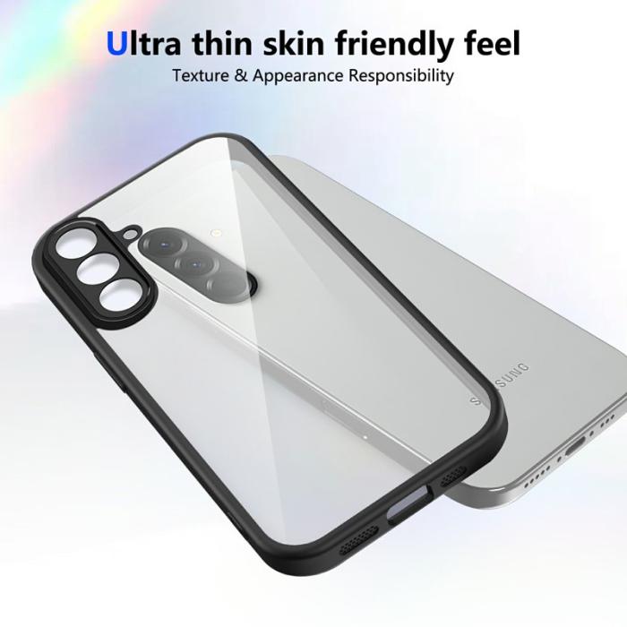 OEM - Mobilskal för Samsung Galaxy S26 Matt yta PC + TPU Stöttålig - Svart