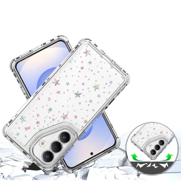 OEM - Mobilskal för Samsung Galaxy S26 Plus Precise Cutouts TPU - Stjärnor