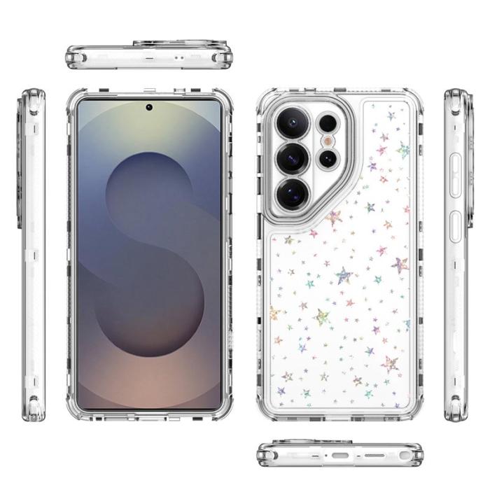 OEM - Mobilskal för Samsung Galaxy S26 Ultra Precisa utskärningar TPU - Stjärnor