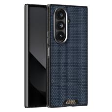ABEEL - ABEEL Mobilskal till Samsung Galaxy Z Fold7 5G MagSafe &Auml;kta L&auml;der Bl&aring;