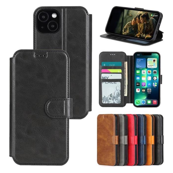 Boom of Sweden - BOOM iPhone 14 Plus Plånboksfodral Calfskin - Svart