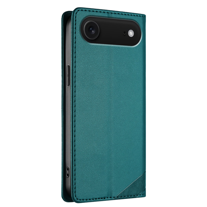 A-One Brand - iPhone 17 Air Plånboksfodral Punk Style Imprinted - Mörkgrön