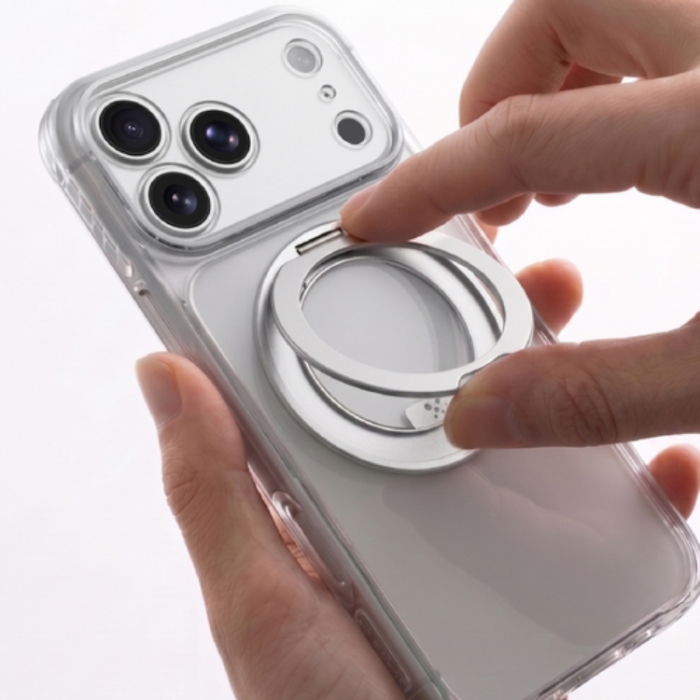AmazingThing - AmazingThing Mobilskal För iPhone 18 Pro Max/17 Pro Max Magsafe Rotating - Clear