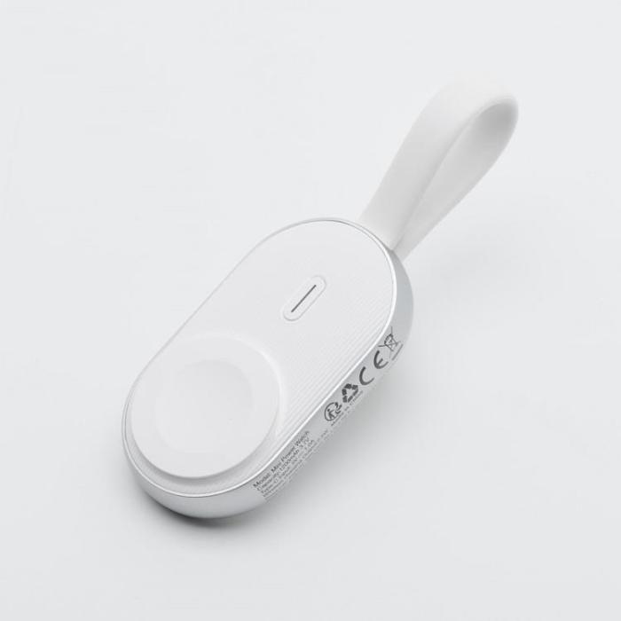 Forcell - Forcell Mini Powerbank för Apple Watch 1200 mAh 2.5W F-Energy - Vit