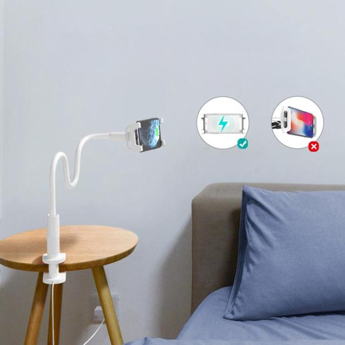 Choetech - Choetech 2-in-1 Trådlös Laddare med Mobil Hållare 10W - Vit