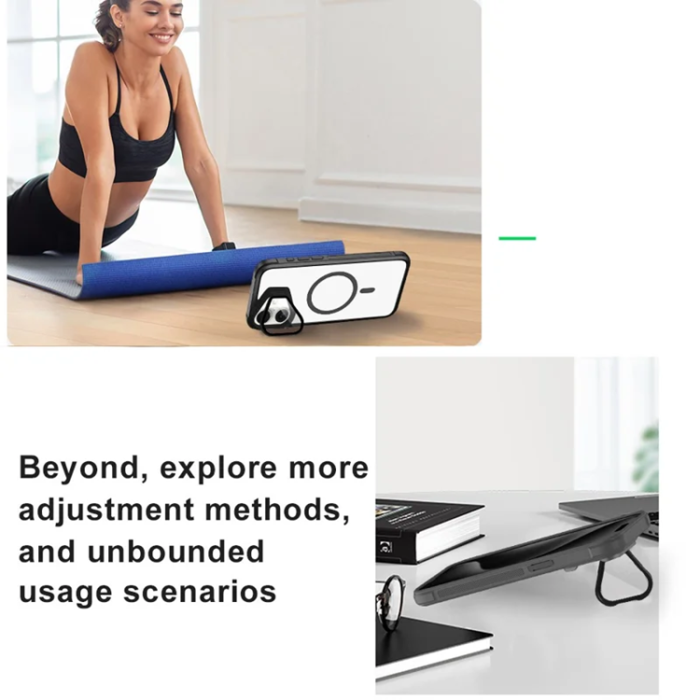 A-One Brand - iPhone 16 Mobilskal Magsafe med Linsskyddsstöd