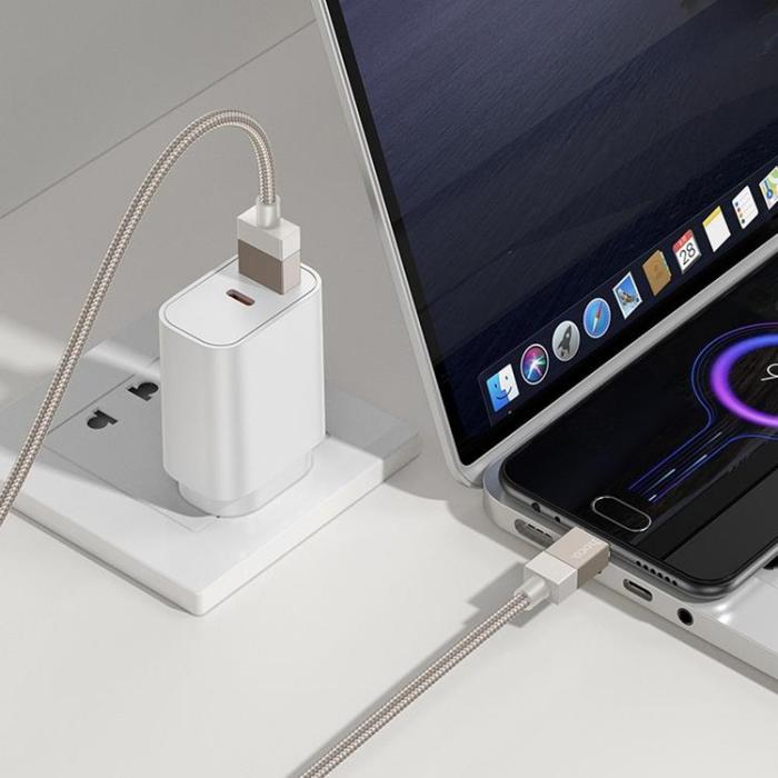 Hoco - Hoco USB-A - Micro-USB 2.4A Kabel 1m X110 - Guld