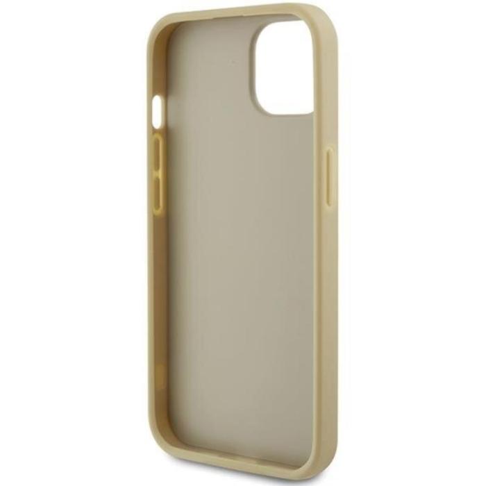 Guess - Guess iPhone 15 Mobilskal Perforated Glitter - Guld