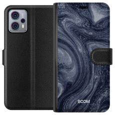 Gustaf - Pl&aring;nboksfodral till Motorola Moto G23 med Midnight Stone