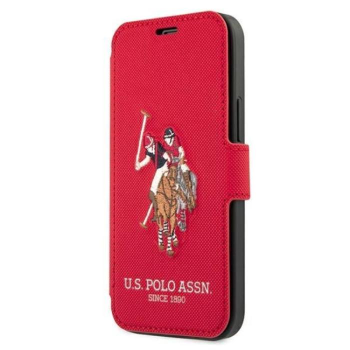 US Polo - US Polo Embroidery Collection Fodral iPhone 12 Pro Max - Röd