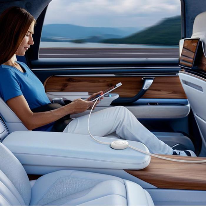 BASEUS - Baseus Infällbar USB-C till USB-C 100W Kabel 2m Free2Pull Mini