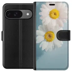Gustaf - Pl&aring;nboksfodral till Google Pixel 9 med Sommarblommor