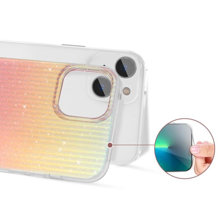 Kingxbar - Kingxbar Sunset Travel Series Skal iPhone 13 Pro - Orange
