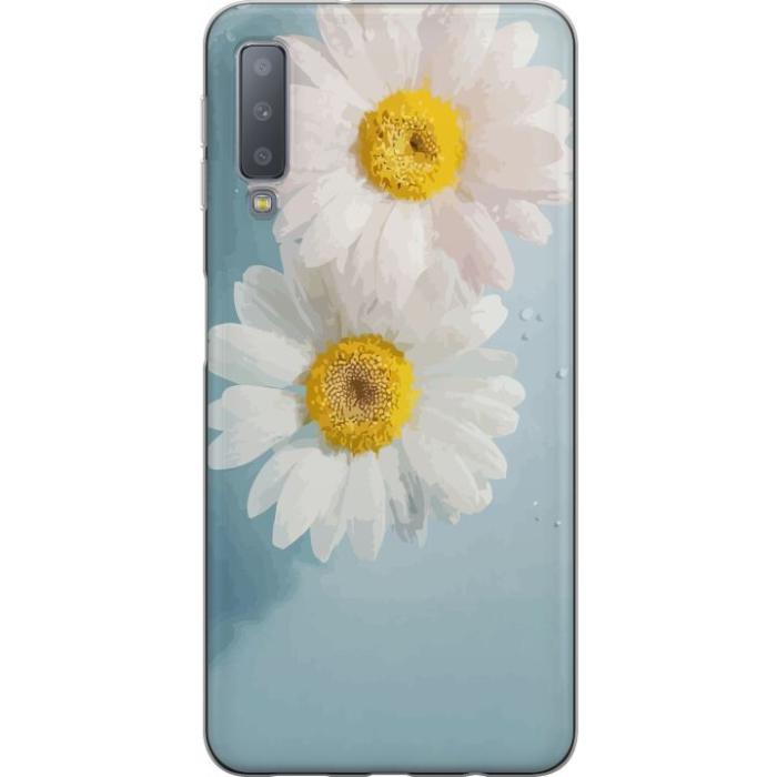 iSecrets - Mobilskal till Samsung Galaxy A7 (2018) med Sommarblommor