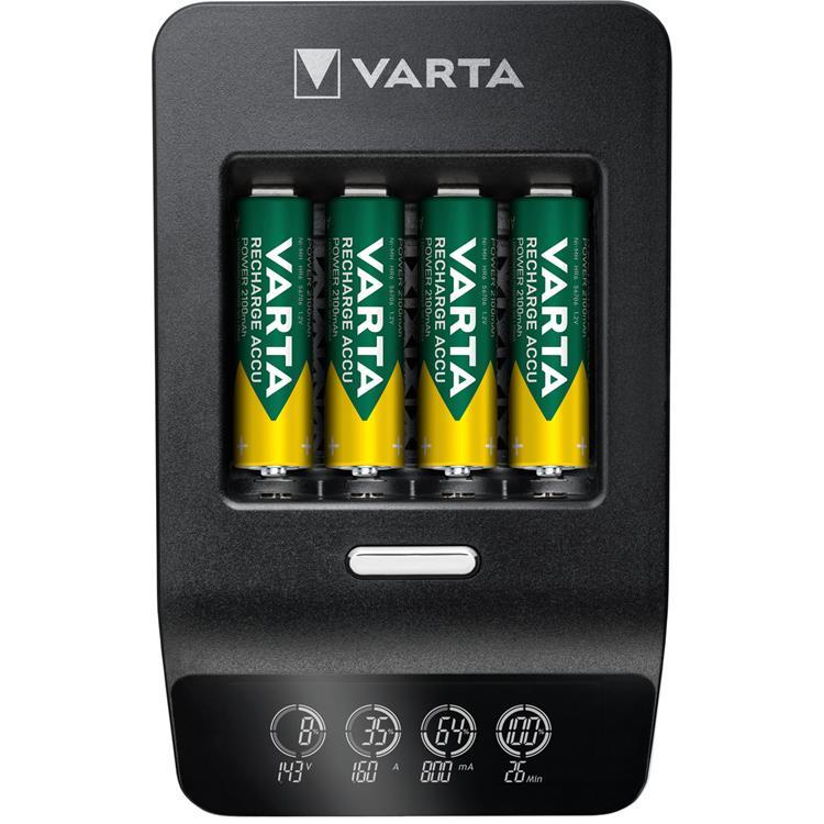 Varta LCD Ultra Fast Charger AA/AAA inkl 4xAA | 505295 | AlltMobil