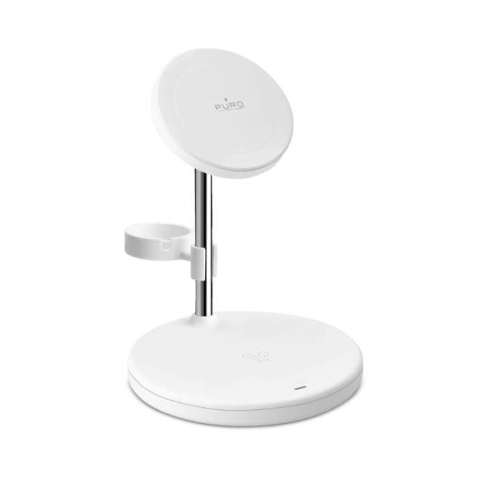 Puro - Puro 3-in-1 Trådlös Laddare Magsafe iPhone, Apple Watch, AirPods