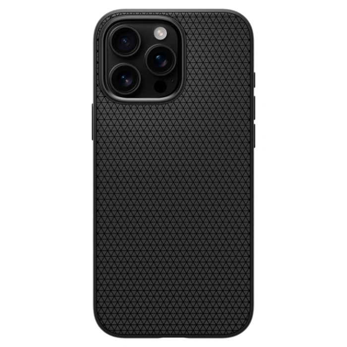 Spigen - Spigen iPhone 16 Pro Mobilskal Magsafe Liquid Air - Svart