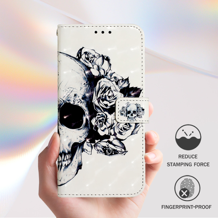 A-One Brand - iPhone 17 Pro Plånboksfodral Printing Pattern Med Strap