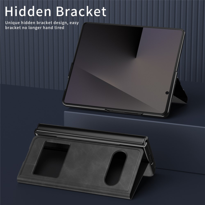 A-One Brand - Galaxy Z Fold7 Fodral View Window - Svart