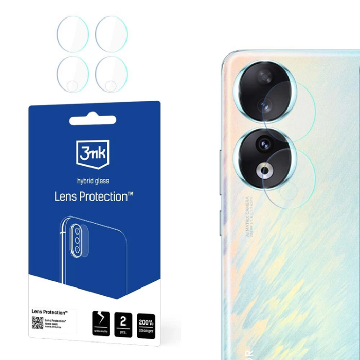 3MK - 3MK Huawei Honor 90 HybridGlass Kameralinskydd - Transparent