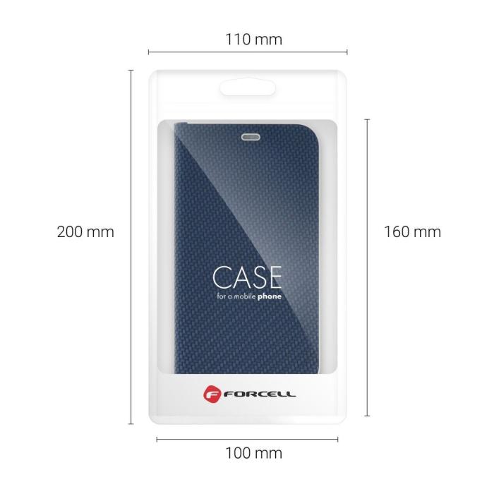 OEM - Forcell iPhone 11 Fodral Luna Carbon - Blå