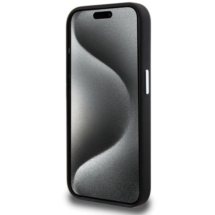 BMW - BMW iPhone 15 Pro Max Mobilskal Magsafe Signature Liquid Silikon - Svart