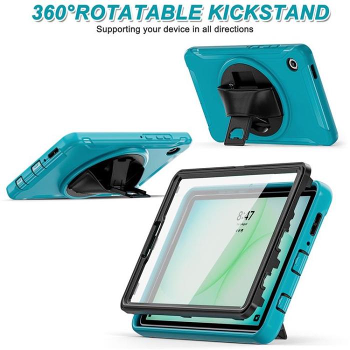 A-One Brand - Galaxy Tab A11 Mobilskal Rotary Kickstand med Handrem