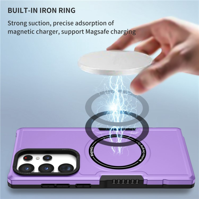OEM - Galaxy S23 Ultra Skal Magsafe Anti Drop - Lila