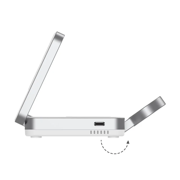 OEM - Qi2 MagSafe Trådlös Laddare Apple Watch, iPhone, Airpods 15W