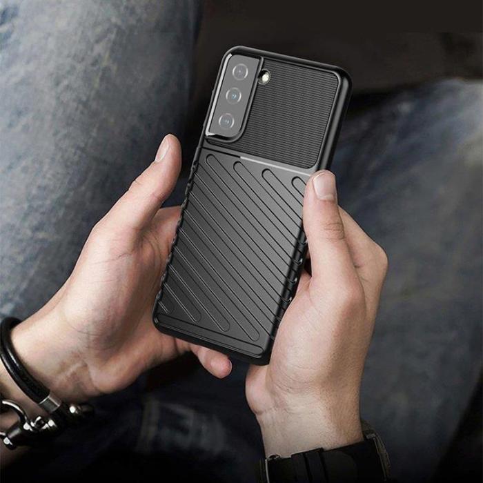 OEM - Galaxy S23 Skal Thunder Armor Silicone - Blå