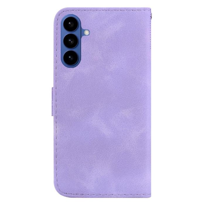 OEM - Samsung Galaxy S26 / S26 Pro Ställskal Mönstertryck KonstLäder - Lila