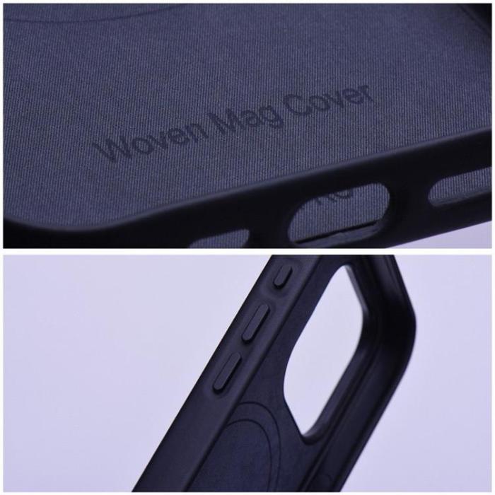 OEM - iPhone 12 Pro Max Mobilskal MagSafe Woven - Svart