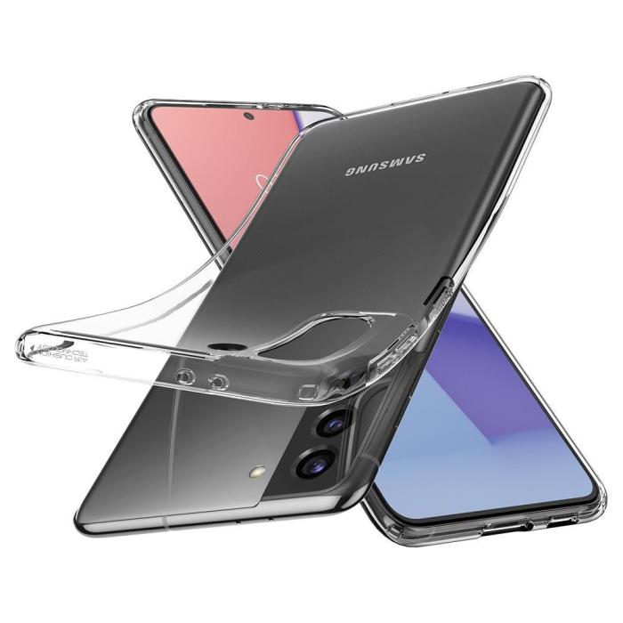 Spigen - SPIGEN Liquid Crystal Skal Galaxy S21 PLUS Crystal Clear