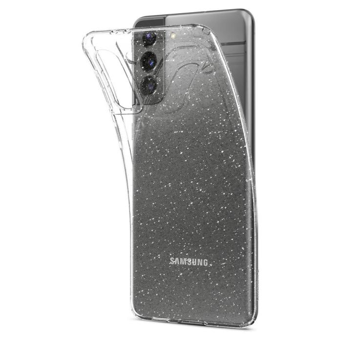 UTGATT5 - SPIGEN Liquid Crystal Skal Galaxy S21+Plus Glitter Crystal