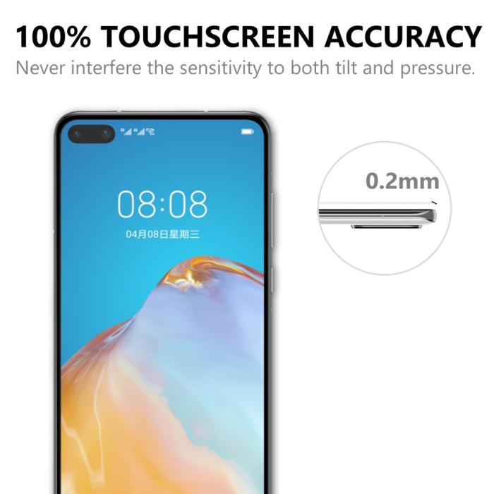 OEM - Full-Fit Härdat Glas Skärmskydd till Huawei P40 Pro