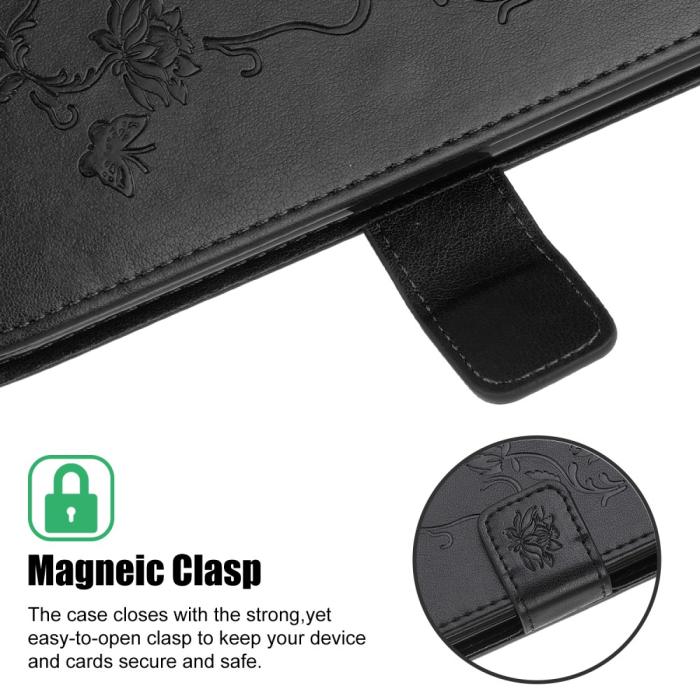 OEM - Butterfly Plånboksfodral till Huawei P40 Pro - Svart