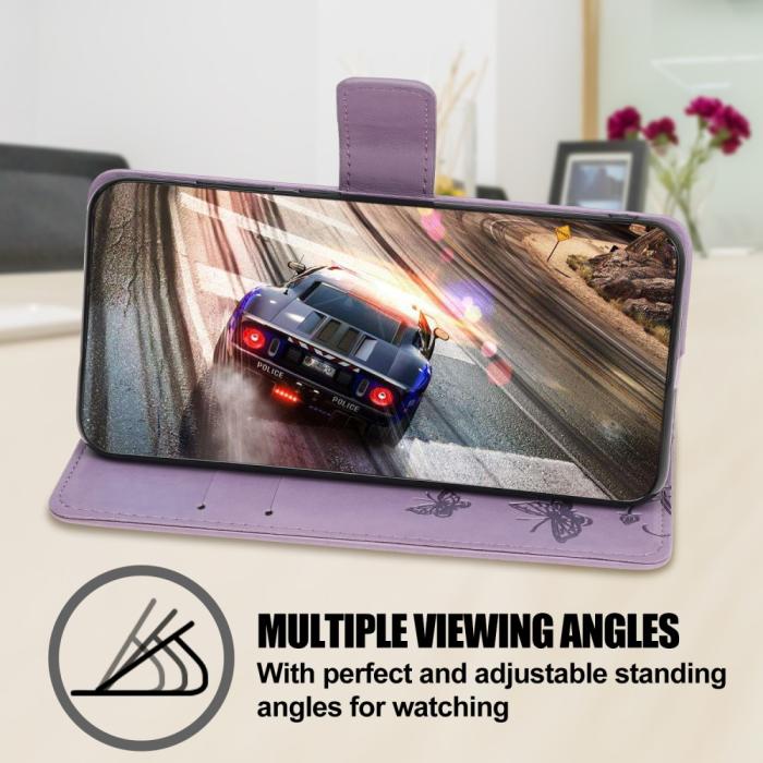 OEM - Butterfly Plånboksfodral till Huawei P40 Pro - Lila
